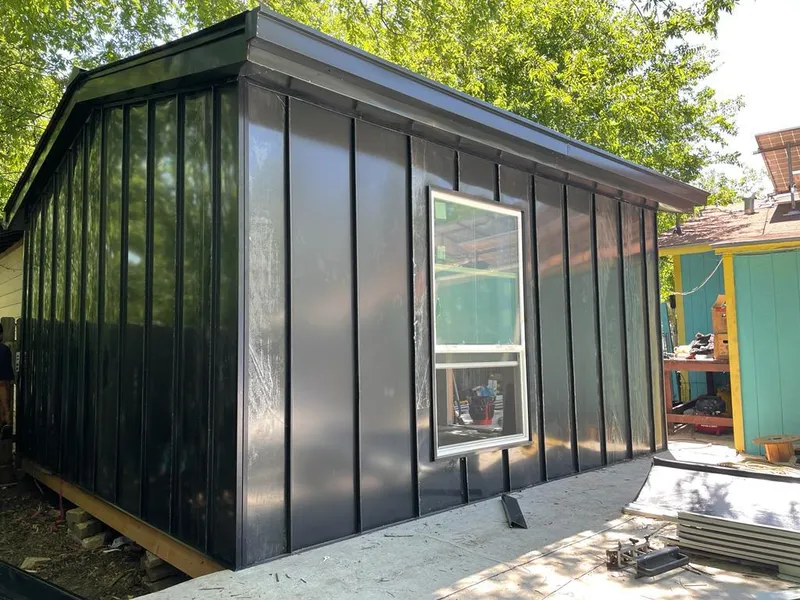 Black standing seam metal wall panels for Metal Roof Installation in Briarcliff Manor